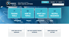 Desktop Screenshot of cxmarkets.com